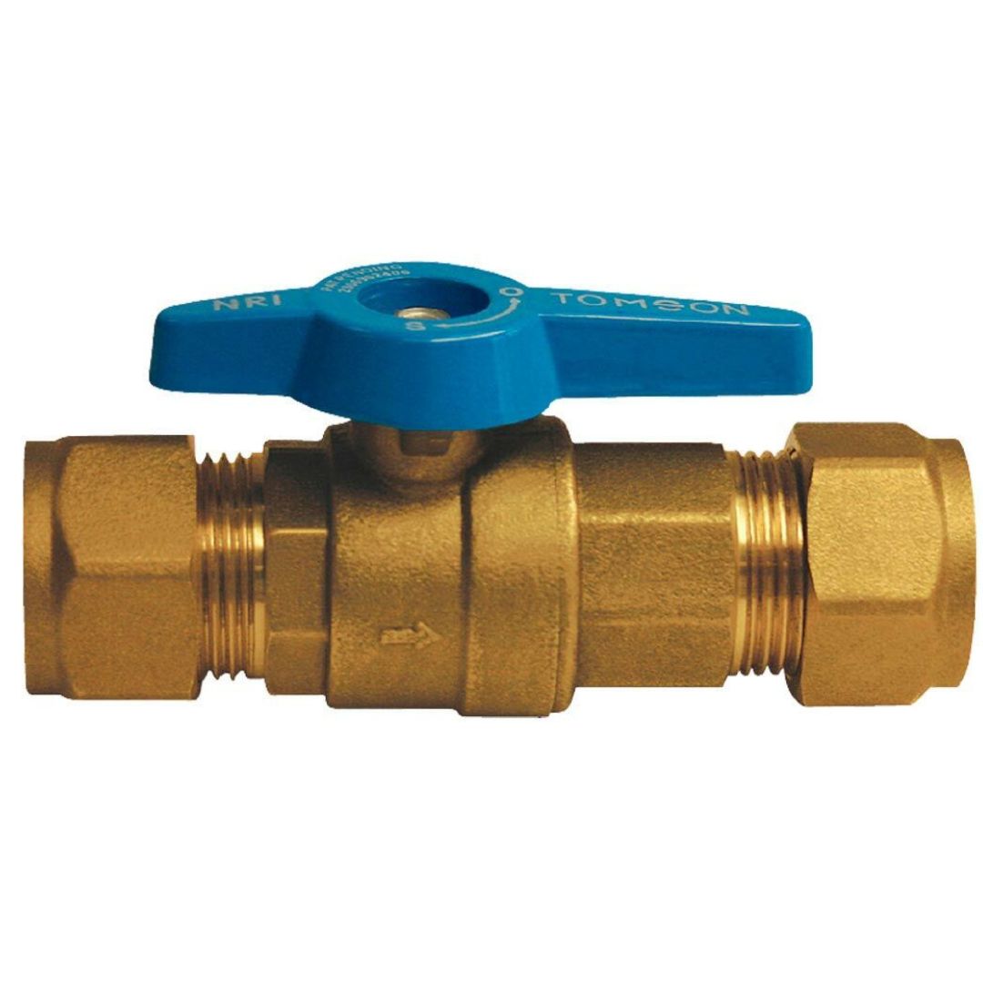Tomson Non Return Isolation Valve Compression & Compression (Olive) 20mm