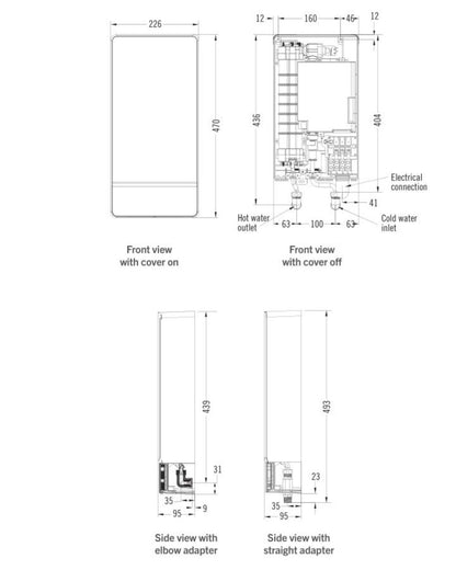 Rheem Eclipse - 18kW 3 Phase Continuous Flow Electric Water System