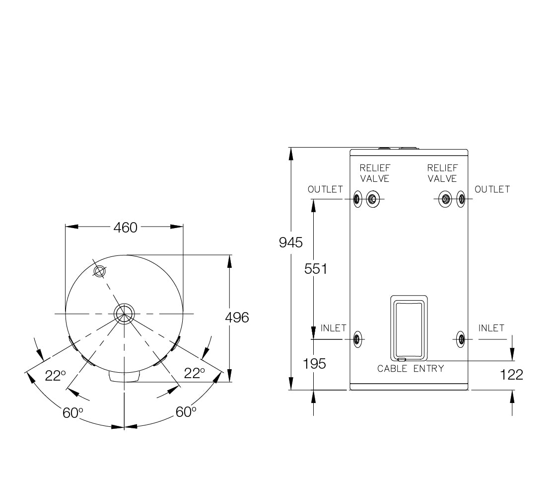 Rheem 80 Litre Electric Hot Water System