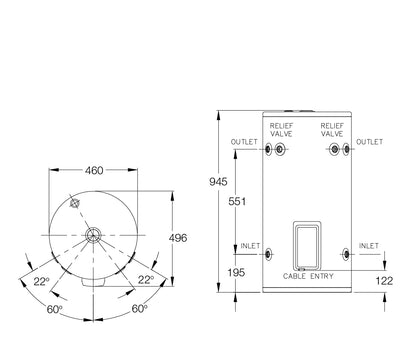 Rheem 80 Litre Electric Hot Water System